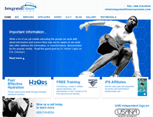 Tablet Screenshot of integratedfitnesssystems.com